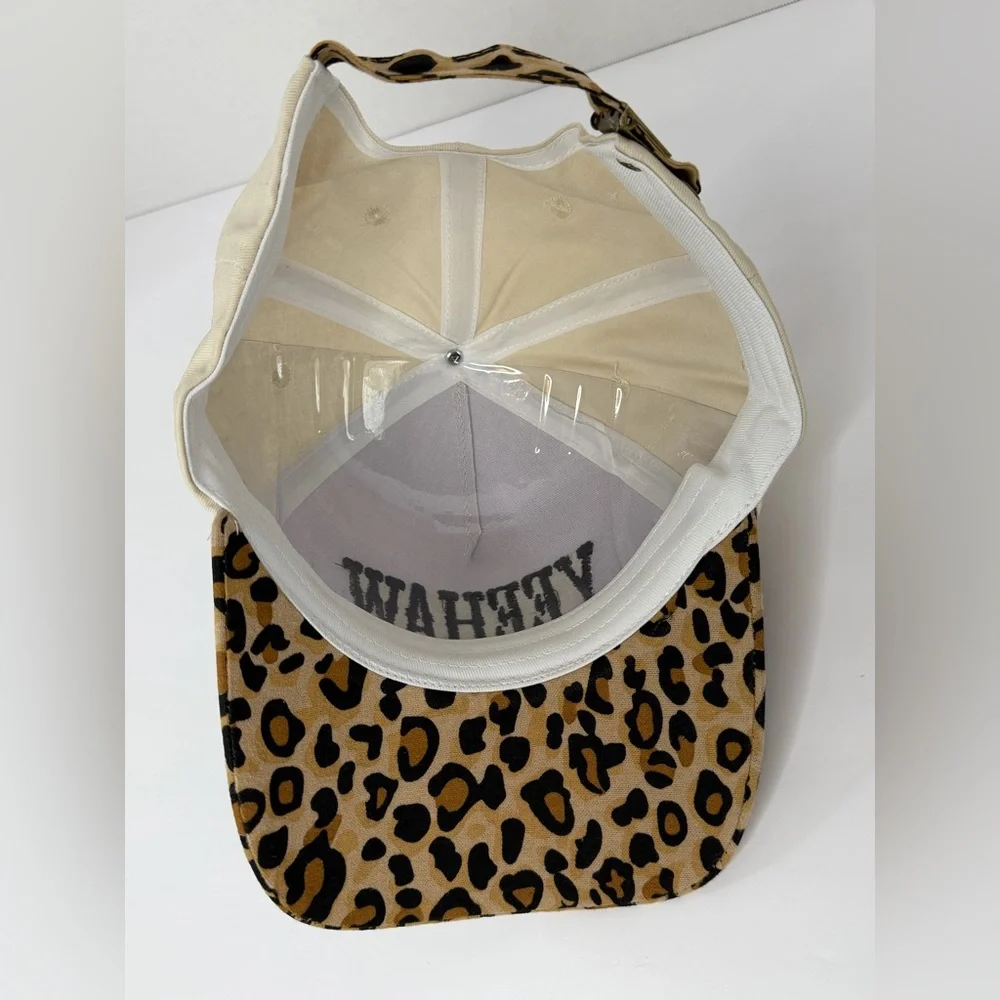 YEEHAW Cheetah Print Trucker Hat Western Snapback Adjustable - Picture 5 of 5
